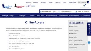 
                            10. OnlineAccess - American Eagle Credit Union - Home