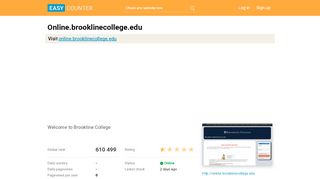 
                            7. Online.brooklinecollege.edu: Welcome to Brookline College