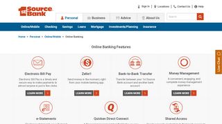 
                            2. Online/Mobile Banking | 1st Source Bank