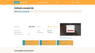 
                            5. Onlinetv.osnatel.de: osnatel TV App - Easy Counter: …