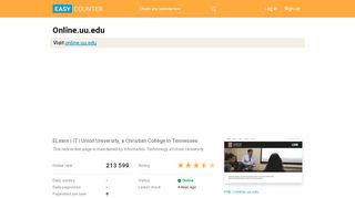 
                            3. Online.uu.edu: Union University: Log in to the site