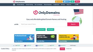 
                            2. OnlyDomains - Global Domain Name Registrar