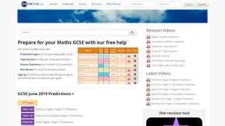 
                            9. OnMaths | The home of GCSE Maths