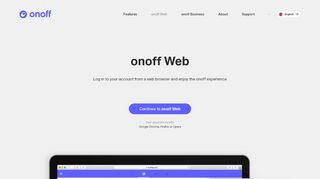 
                            2. onoff Web | onoff app - multiple phone numbers