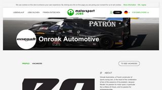 
                            8. Onroak Automotive | Motorsportjobs.com