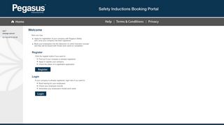 
                            7. Onsite Pegasus Safety Portal - Onsite Login