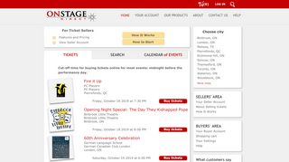 
                            1. OnStage Direct: buy and sell tickets