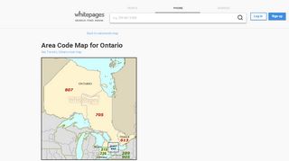 
                            9. Ontario Area Code Map | Whitepages