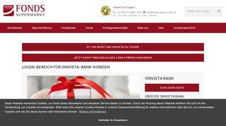 
                            8. OnVista Bank Login | FondsSuperMarkt