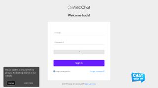 
                            3. onWebChat Login