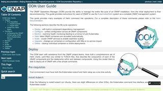 
                            5. OOM User Guide — Beijing documentation - ONAP documentation