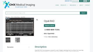 
                            7. Opal-RAD - CMX Medical Imaging