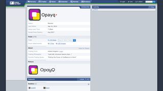 
                            7. Opayq's Profile @ Forex Factory