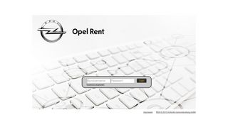 
                            1. OPEL Rent - Login