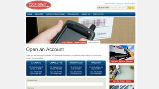 
                            4. Open an Account | CourierNet