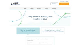 
                            4. Open an account | Qtrade Investor