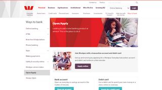 
                            4. Open & apply online - Westpac NZ