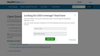 
                            4. Open Enrollment Period - HealthCare.gov Glossary ...