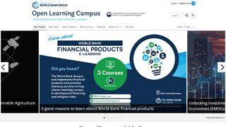 
                            8. Open Learning Campus | World Bank Group