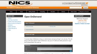 
                            6. Open OnDemand | National Institute for Computational Sciences