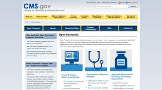 
                            6. Open Payments - Centers for Medicare & Medicaid Services - CMS.gov