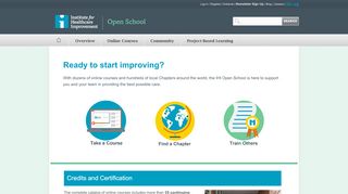 
                            10. Open School Home Page - IHI