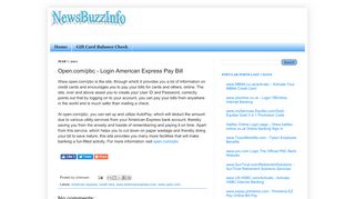 
                            7. Open.com/pbc - Login American Express Pay Bill