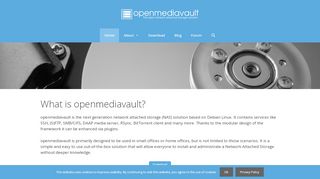 
                            11. openmediavault - The open network attached storage solution