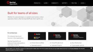 
                            7. OpenShift Product Pricing - Red Hat OpenShift