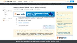 
                            10. Openstack Dashboard default password - Stack …