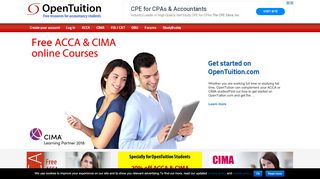 
                            9. OpenTuition.com Free resources for ACCA and CIMA students