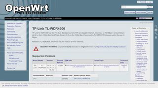 
                            9. OpenWrt Project: TP-Link TL-WDR4300