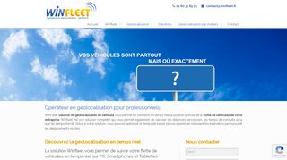 
                            1. Opérateur en géolocalisation de véhicules - Winfleet