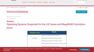 
                            2. Operating Systems Supported for the LSI 3ware and ...