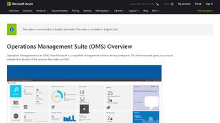 
                            4. Operations Management Suite (OMS) Overview - Microsoft ...