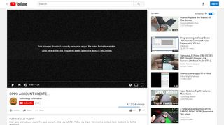 
                            6. OPPO ACCOUNT CREATE.... - YouTube