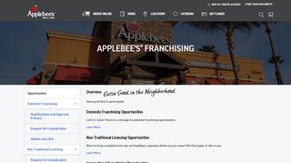 
                            1. Opportunities - Applebee's