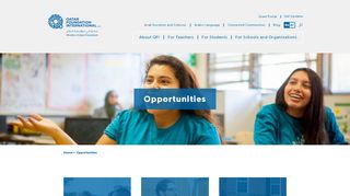 
                            9. Opportunities – Qatar Foundation International