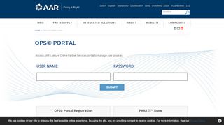 
                            2. OPS© Portal | AAR Corporate