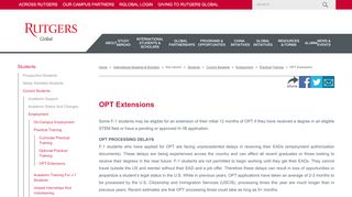 
                            9. OPT Extensions - Rutgers Global