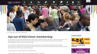 
                            8. Opt out of RGU:Union membership