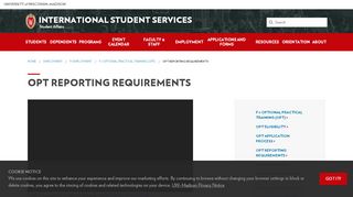 
                            4. OPT Reporting Requirements – International Student Services – UW ...
