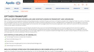 
                            4. Optiker Frankfurt | Apollo