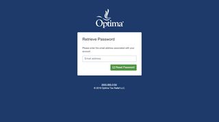 
                            6. Optima Tax Relief - Client Portal - Reset Password