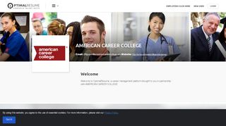 
                            9. Optimal Resume at AMERICAN CAREER COLLEGE