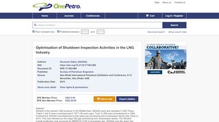 
                            5. Optimisation of Shutdown Inspection Activities in the LNG ...