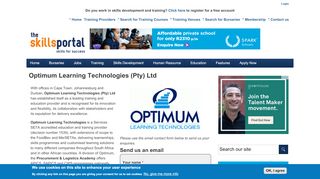 
                            3. Optimum Learning Technologies (Pty) Ltd | Skills Portal