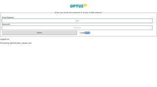 
                            7. Optus Mobile - Optus - Webmail