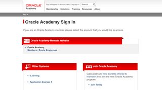
                            1. Oracle Academy Sign In