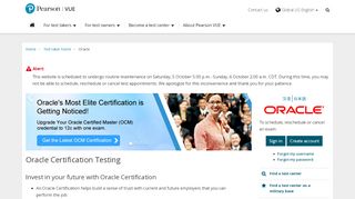 
                            3. Oracle :: Pearson VUE